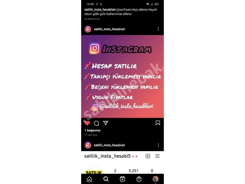 Satılık instagram hesapları