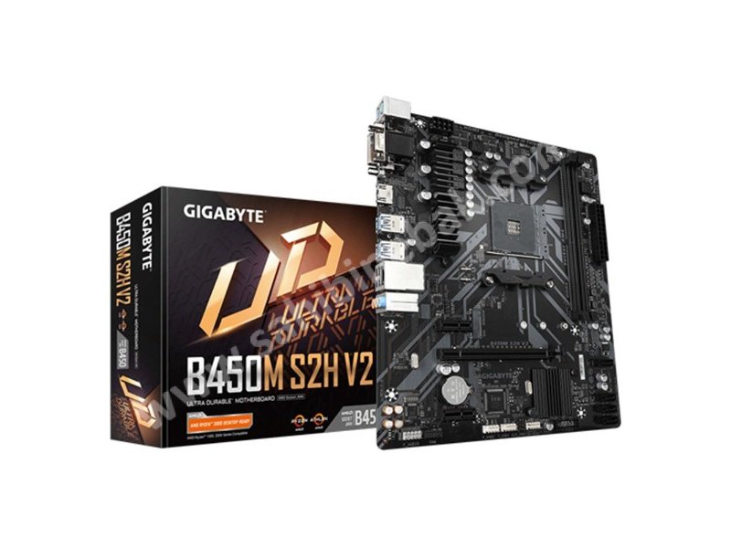 GIGABYTE B450M S2H 3600 MHZ OC DDR4 SOKET