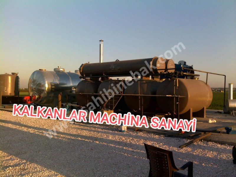 Small waste car oil distillation machine making kalkanlar makina