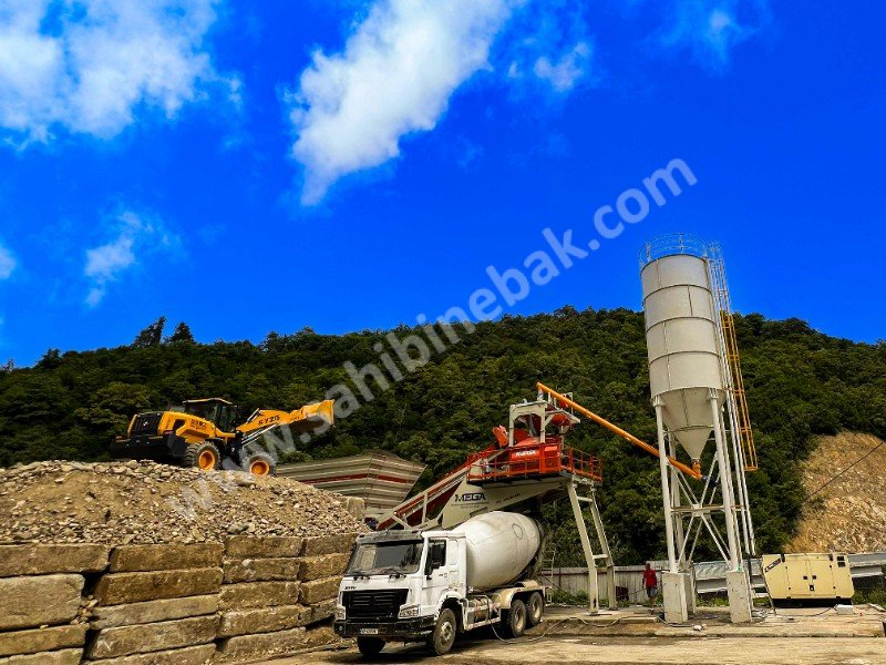 Satılık 60 m³ Mobil Beton Santrali