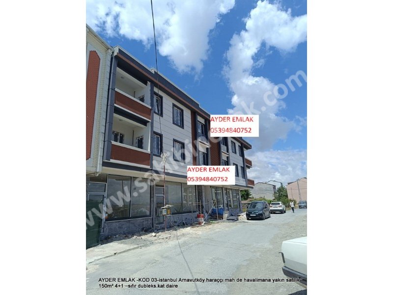 Istanbul Arnavutköy Haraççı Mah. havalimana yakın Satılık 150 m2 sıfır 4+1 dubleks Daire