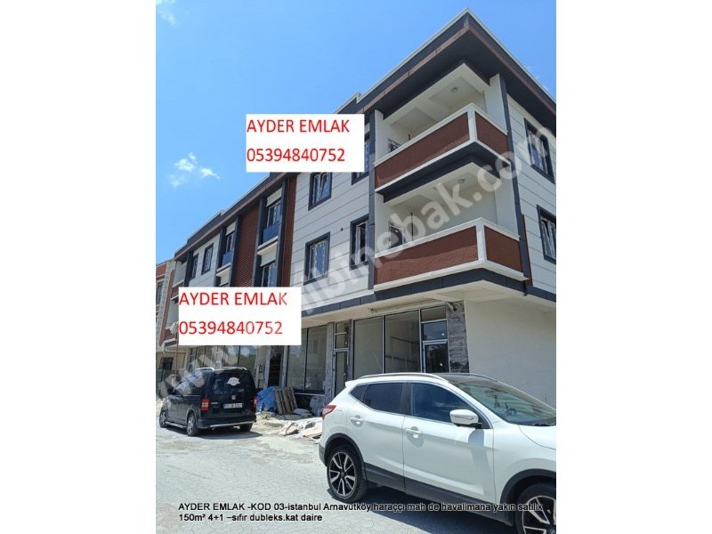 Istanbul Arnavutköy Haraççı Mah. havalimana yakın Satılık 150 m2 sıfır 4+1 dubleks Daire