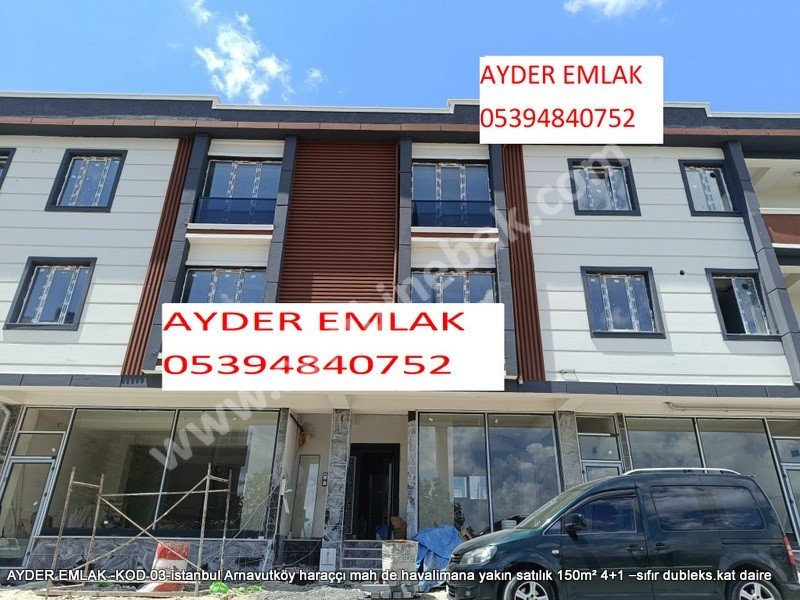 Istanbul Arnavutköy Haraççı Mah. havalimana yakın Satılık 150 m2 sıfır 4+1 dubleks Daire