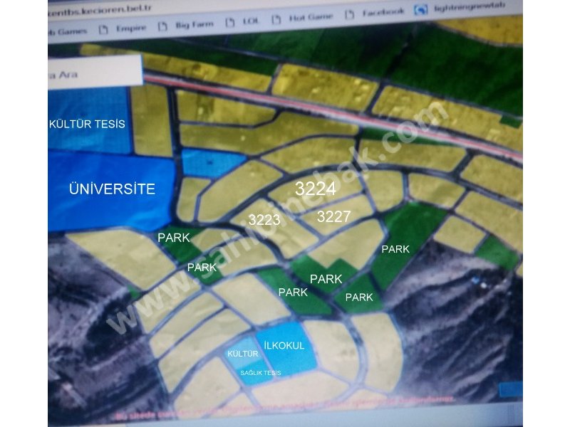 KEÇİÖREN BAĞLUMDA SATILIK 2 KATLI VİLLALIK 1133 M2 ARSA