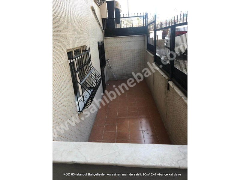 İstanbul Bahçelievler Kocasinan Mah. Satılık 2+1 Bahçe Katı 90 m2 Daire