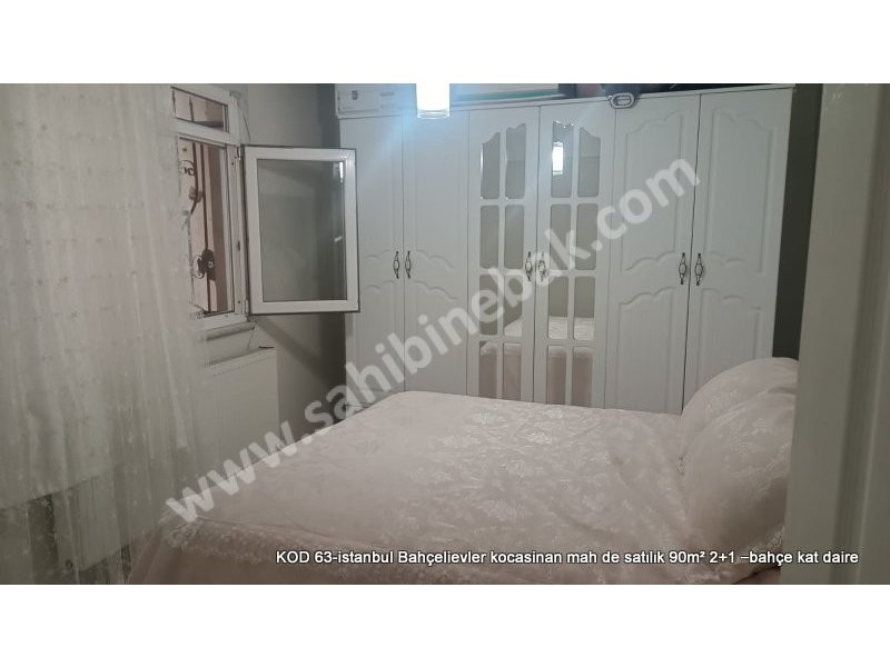 İstanbul Bahçelievler Kocasinan Mah. Satılık 2+1 Bahçe Katı 90 m2 Daire