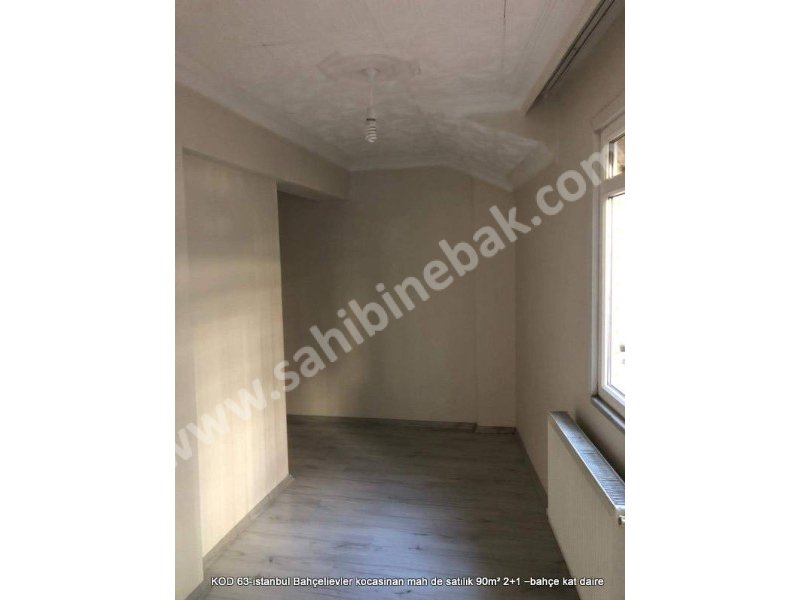 İstanbul Bahçelievler Kocasinan Mah. Satılık 2+1 Bahçe Katı 90 m2 Daire