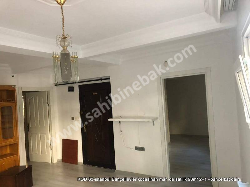 İstanbul Bahçelievler Kocasinan Mah. Satılık 2+1 Bahçe Katı 90 m2 Daire