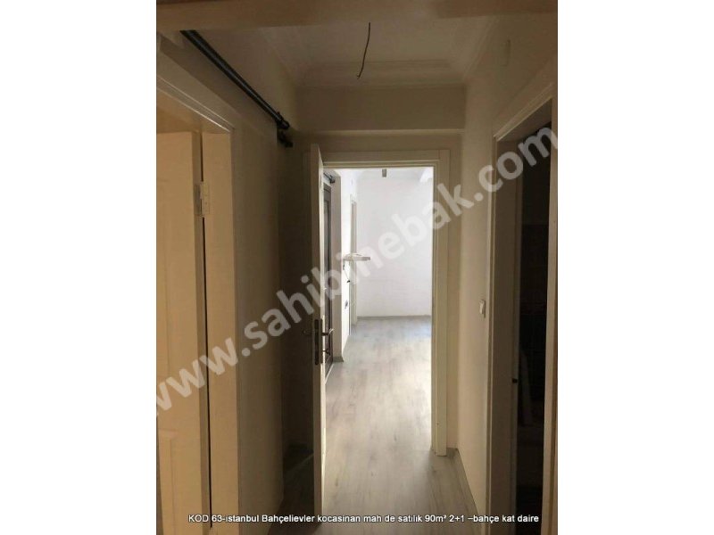 İstanbul Bahçelievler Kocasinan Mah. Satılık 2+1 Bahçe Katı 90 m2 Daire