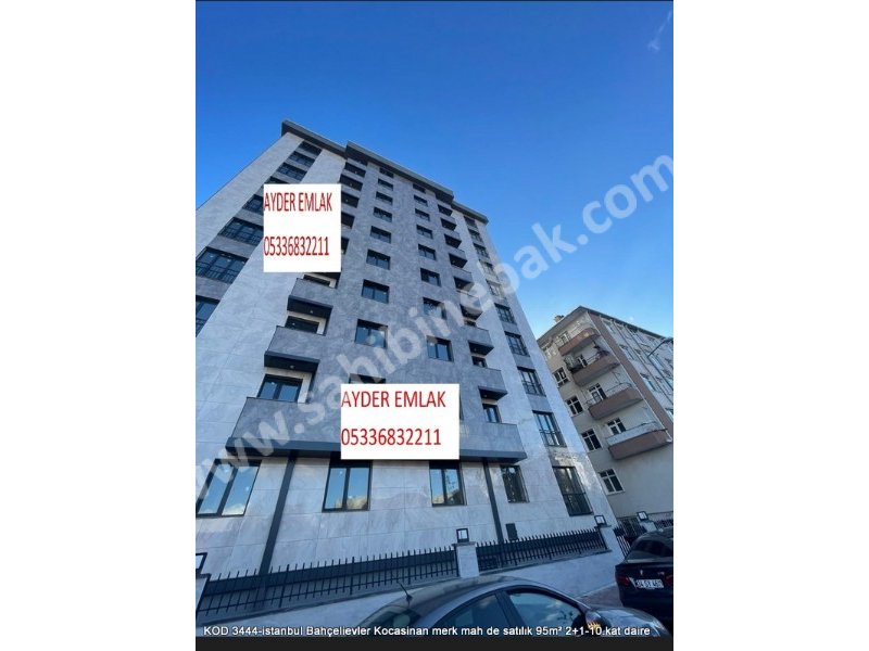 İstanbul Bahçelievler Kocasinan Merkez Mh. 95 m2 Satılık 10.Kat 2+1 Daire