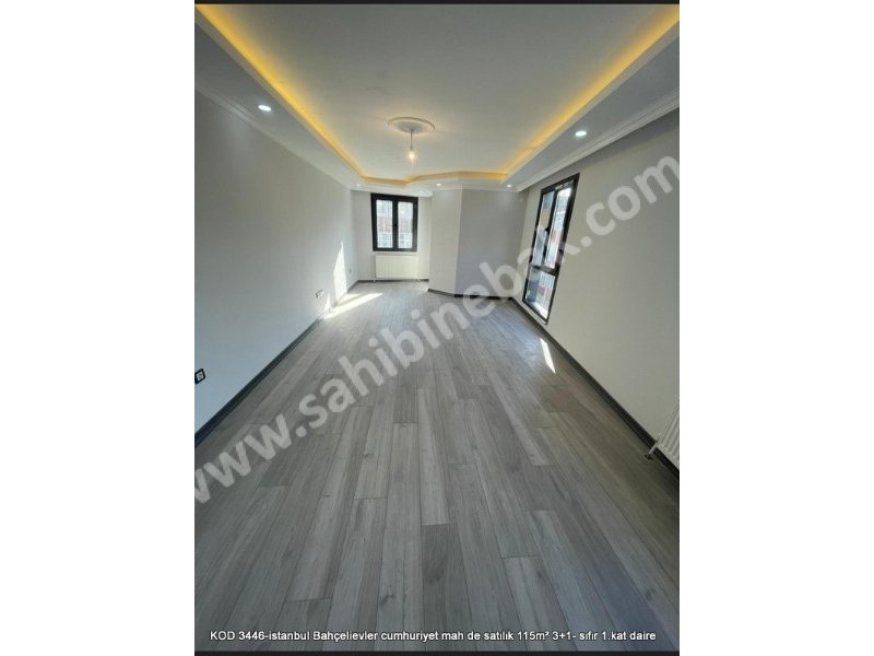 İstanbul Bahçelievler Cumhuriyet Mh. 115 m2 Satılık 4+1 Sıfır 1.Kat Daire