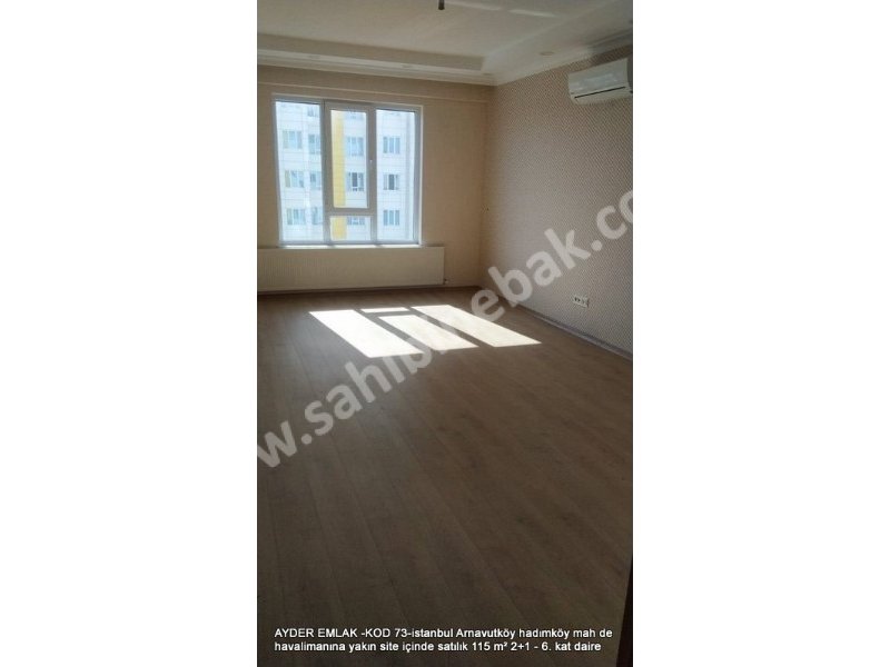 İstanbul Havalimanına yakın Site İçinde 115 m2 Satılık 6.Kat 2+1 Daire