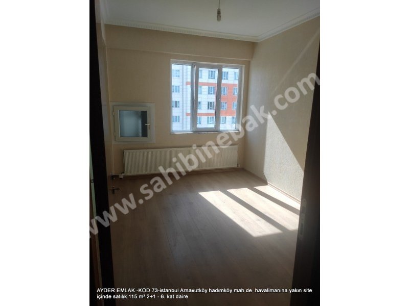 İstanbul Havalimanına yakın Site İçinde 115 m2 Satılık 6.Kat 2+1 Daire