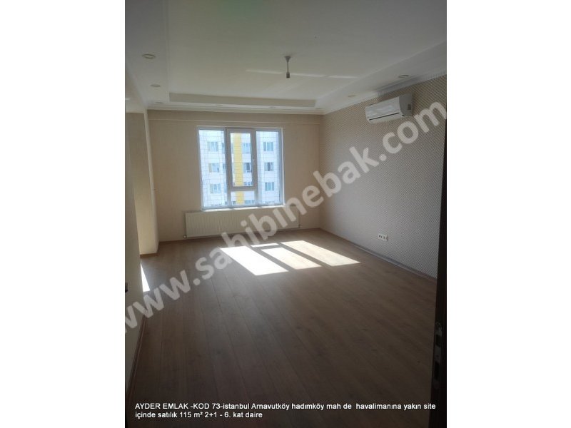 İstanbul Havalimanına yakın Site İçinde 115 m2 Satılık 6.Kat 2+1 Daire