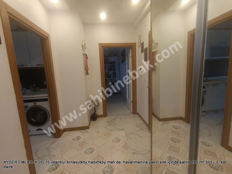 Hadımköy mah de  havalimanına yakın site içinde satılık 145 m² 3+1 - 2. kat dair