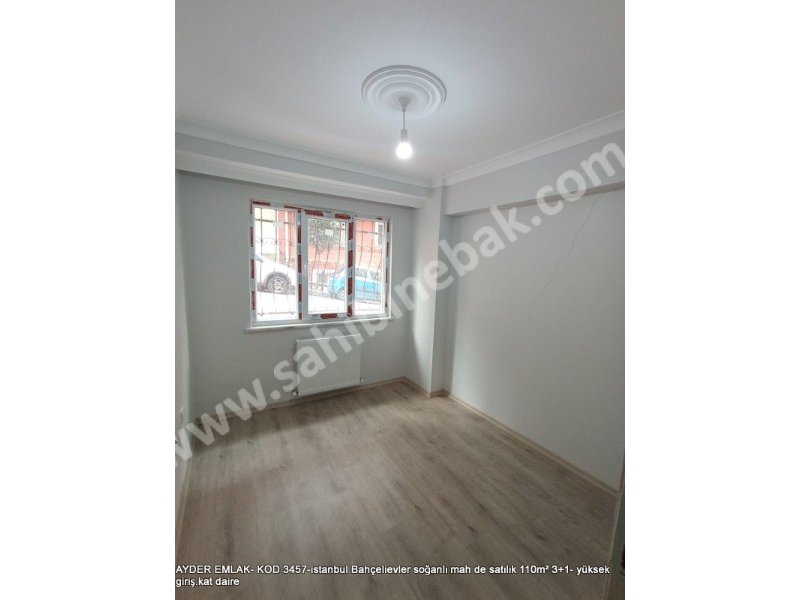 İstanbul Bahçelievler soğanlı mah de satılık 110m² 3+1- yüksek giriş.kat daire