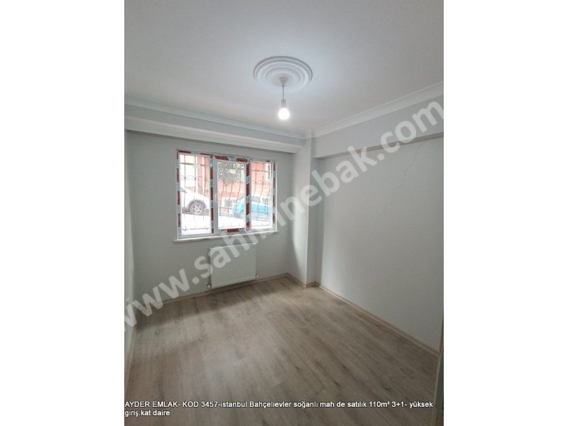 İstanbul Bahçelievler soğanlı mah de satılık 110m² 3+1- yüksek giriş.kat daire