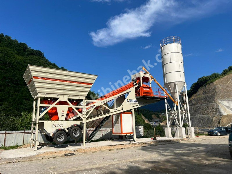 Satılık 60 m³ Mobil Beton Santrali