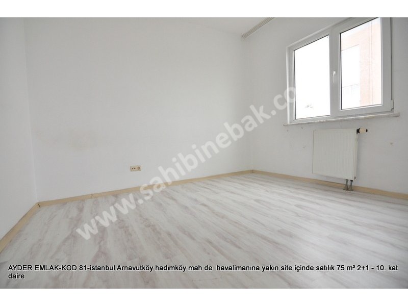 Hadımköy mah. havalimanına yakın site içinde satılık 75 m² 2+1 10. kat daire