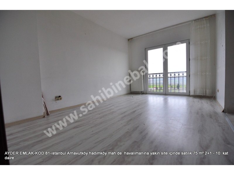 Hadımköy mah. havalimanına yakın site içinde satılık 75 m² 2+1 10. kat daire