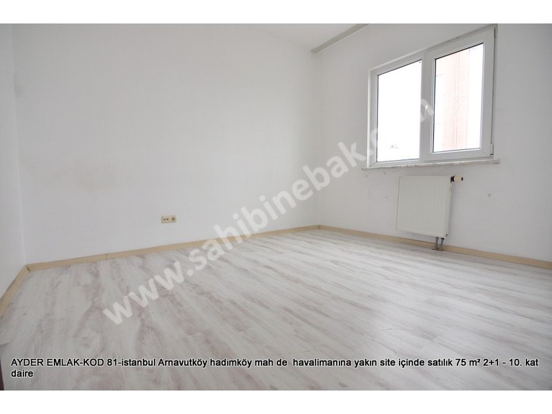 Hadımköy mah. havalimanına yakın site içinde satılık 75 m² 2+1 10. kat daire