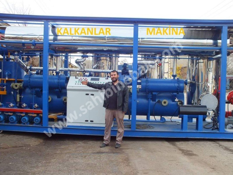 Mini kullanılmış araba yağlarından yakıt üretimi.Fuel production from mini-used