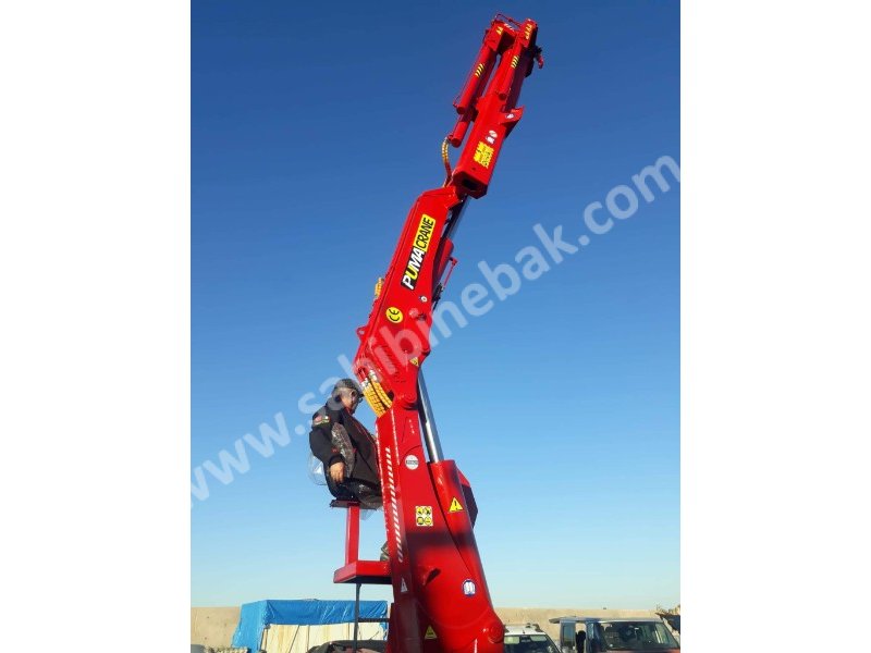 Puma Crane 5 Ton Marine Hidrolik Katlanır Bom Güverte Vinci