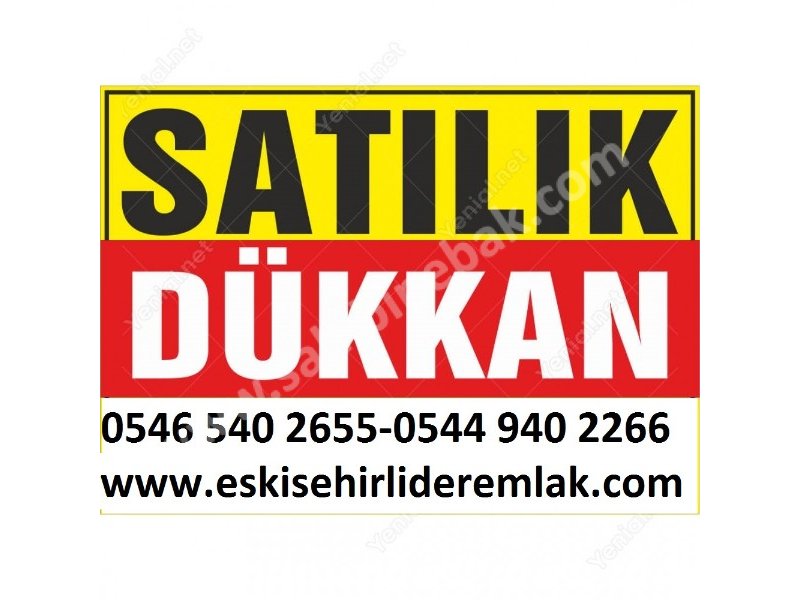 ESKİŞEHİR BAKSAN SANAYİ SİTESİNDE SATILIK 215m2 ARSALI DÜKKAN