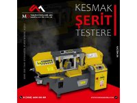 KME 350 Tam Otomatik Elektronik Açılı Kesmak Şerit Testere