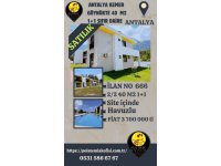 ANTALYA KEMER GÖYNÜK'TE SATILIK 40 M2 1+1 SIFIR DAİRE