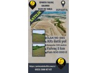 ISPARTA YALVAÇ SALUR KARAKIRDA SATILIK 8529 M2 TARLA