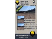 ISPARTA YALVAÇ YAĞCILAR DA SATILIK 6851 M2 TARLA