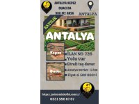 ANTALYA KEPEZ DUACIDA SATILIK 900 M2 ARSA