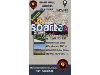 ISPARTA YALVAÇ SÜCÜLLÜ ELMADİBİNDE SATILIK 1206 M2 EVYERİ